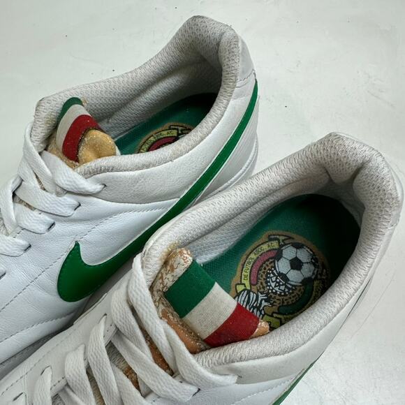 VTG RARE Nike Air Tiempo Rival Mexico Indoor Soccer Shoes 2006 World Cup Men's 9 - Picture 11 of 14